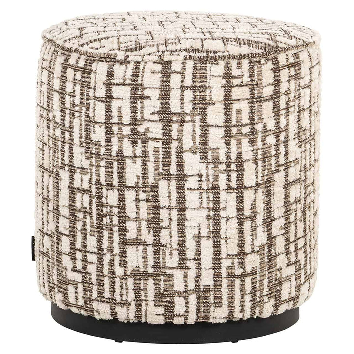 Richmond Interiors Hocker Lexie Cream | ø 45 cm
