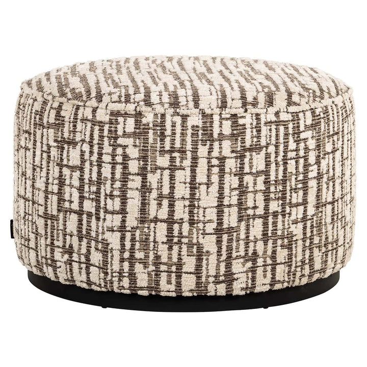 Richmond Interiors Hocker Lexie Cream | ø 70 cm