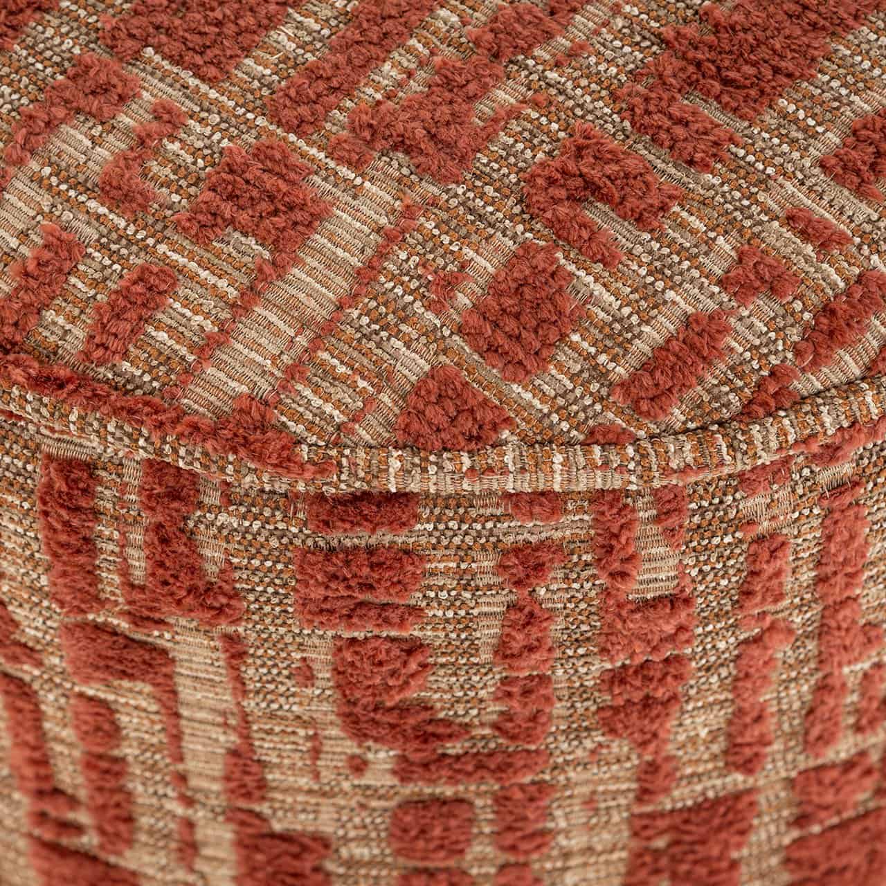 Richmond Interiors Hocker Lexie Terra | ø 45 cm
