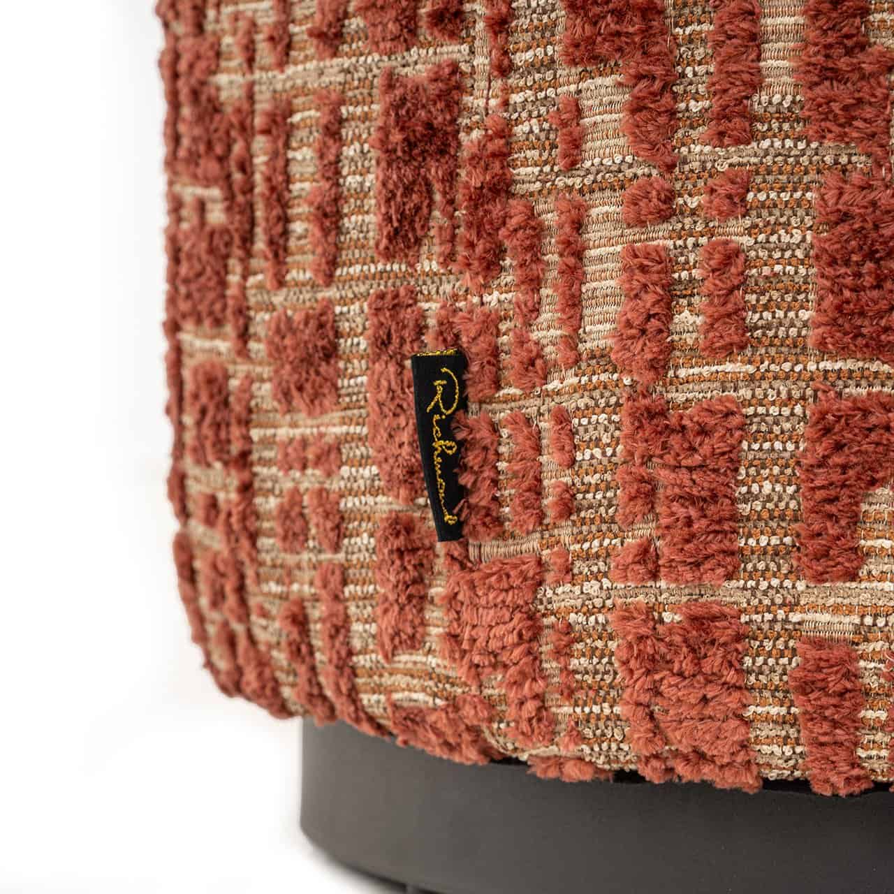 Richmond Interiors Hocker Lexie Terra | ø 45 cm