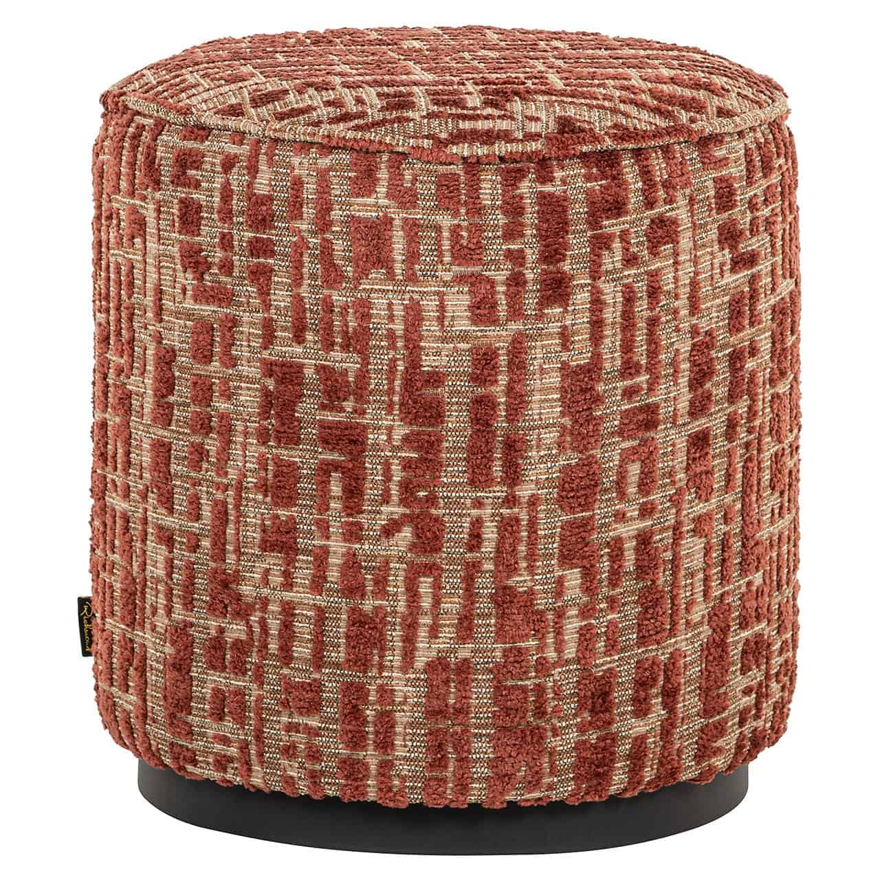 Richmond Interiors Hocker Lexie Terra | ø 45 cm