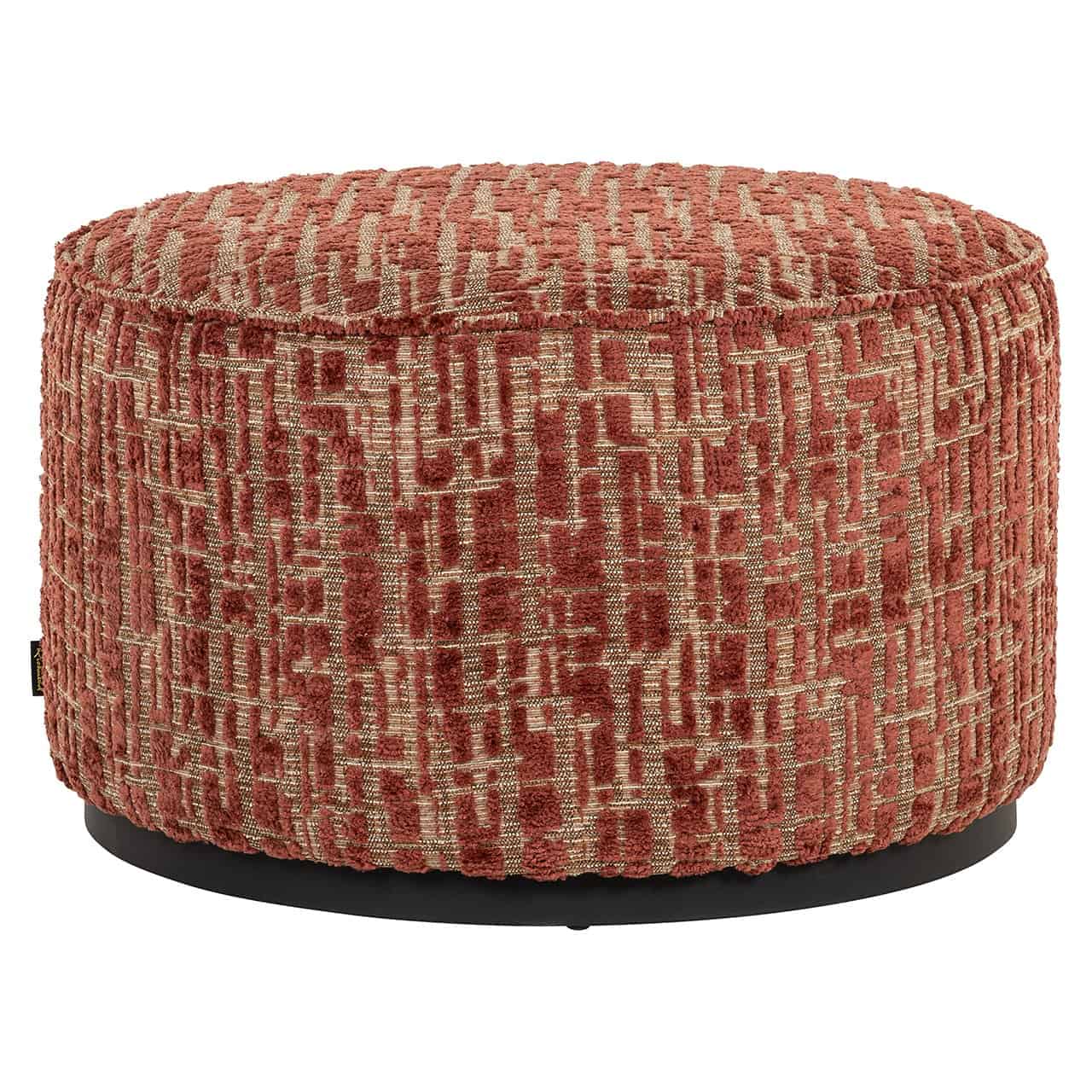 Richmond Interiors Hocker Lexie Terra | ø 70 cm