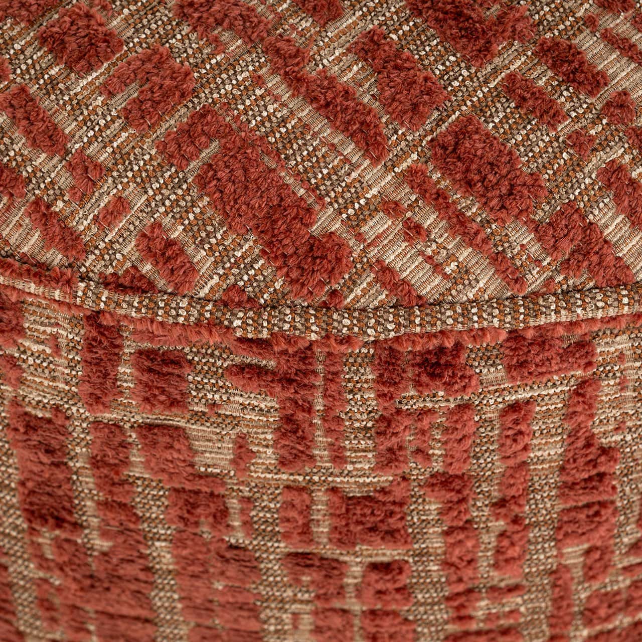 Richmond Interiors Hocker Lexie Terra | ø 70 cm