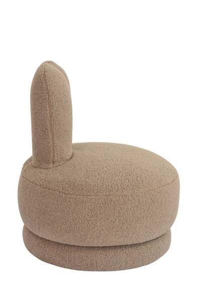 Richmond Interiors Kinder Teddy-Drehsessel Bunny | taupe