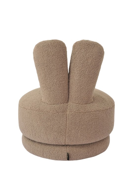 Richmond Interiors Kinder Teddy-Drehsessel Bunny | taupe