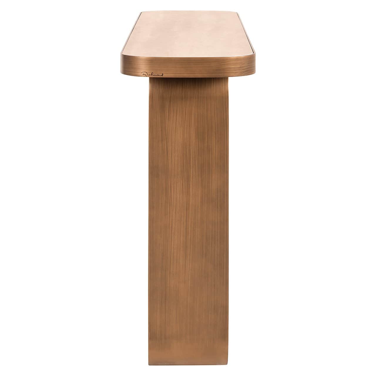 Richmond Interiors Konsolentisch Locarno | Brushed Gold