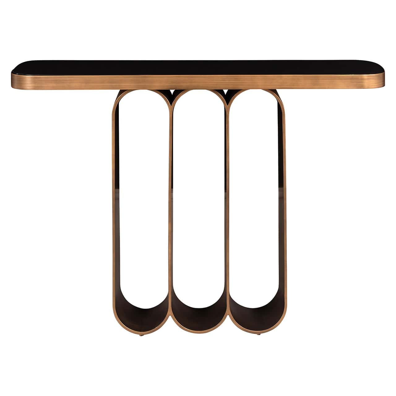 Richmond Interiors Konsolentisch Locarno | Brushed Gold