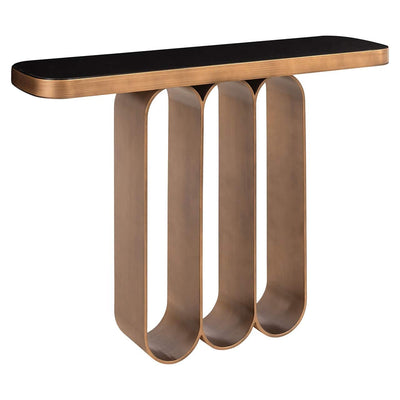 Richmond Interiors Konsolentisch Locarno | Brushed Gold