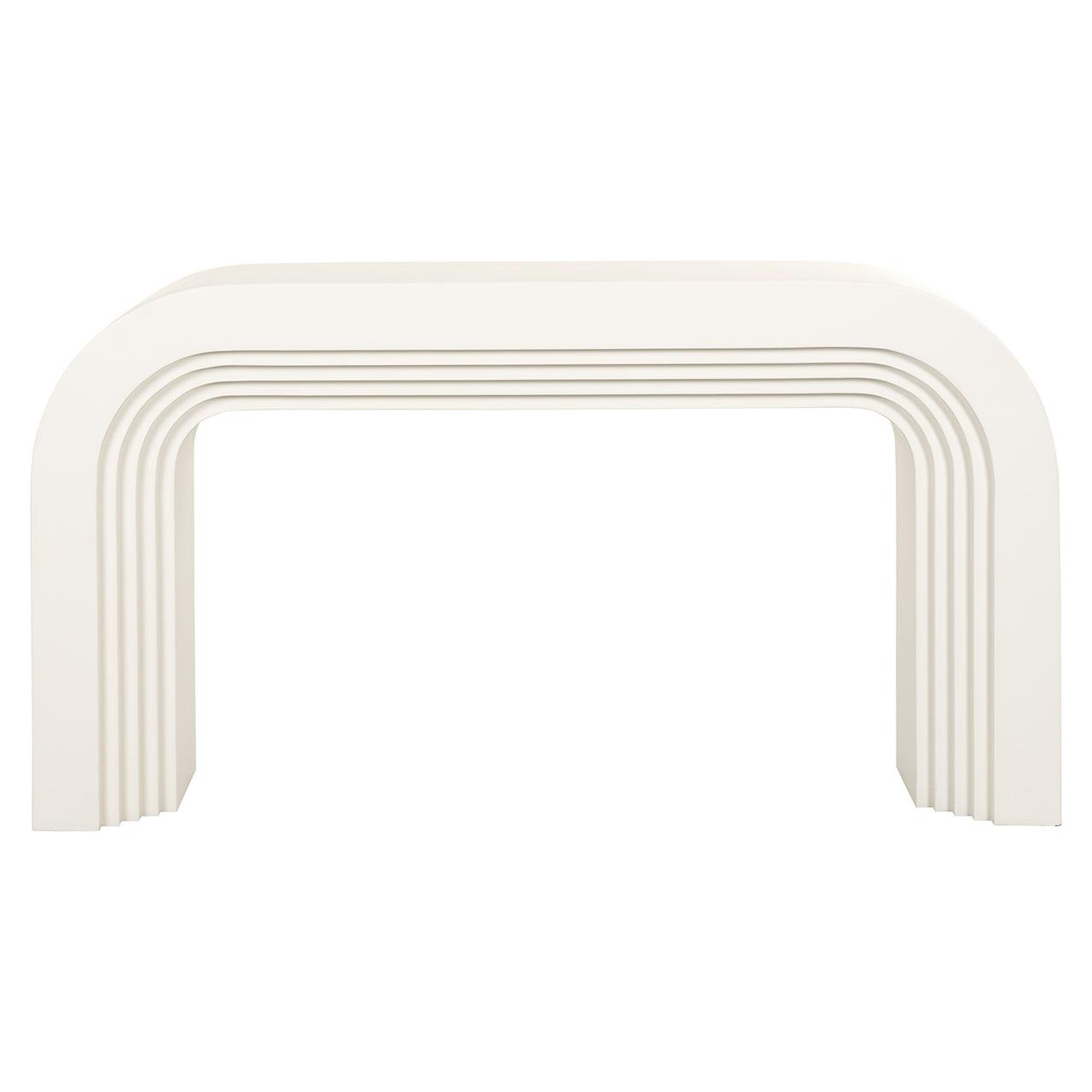 Richmond Interiors Konsolentisch Rainbow Bloomstone | weiß
