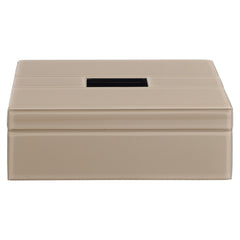Richmond Interiors Cosmetic Tissue Box Viper | Taupe