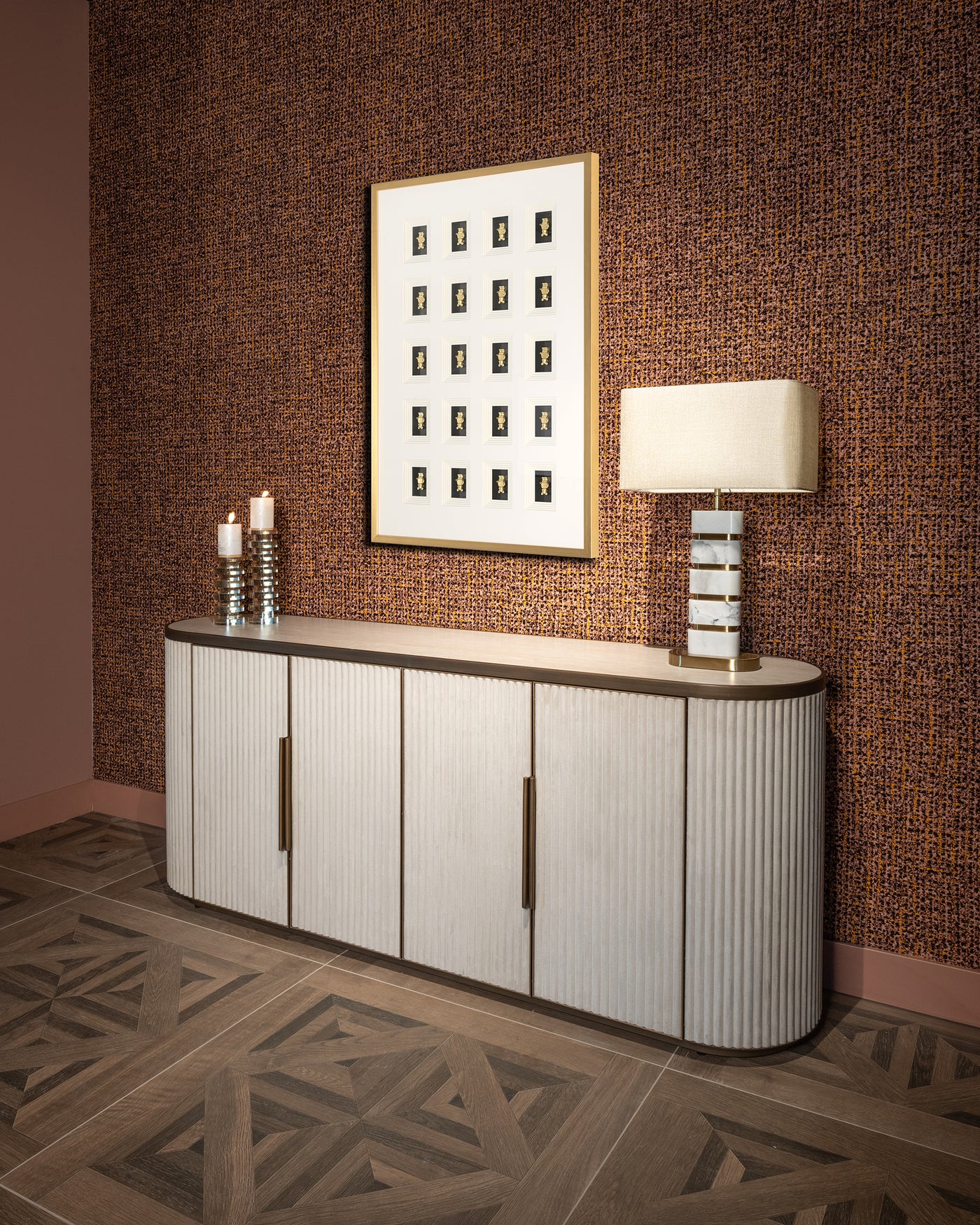 Richmond Interiors Kristall-Kerzenständer Cira | klein