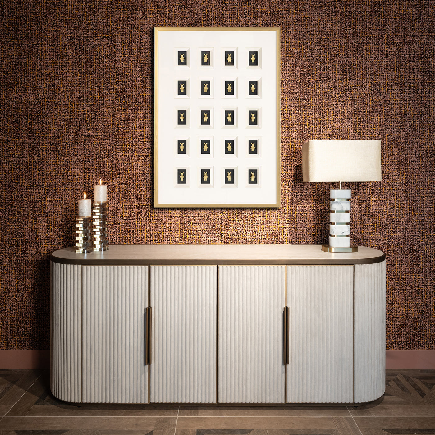 Richmond Interiors Kristall-Kerzenständer Cira | klein