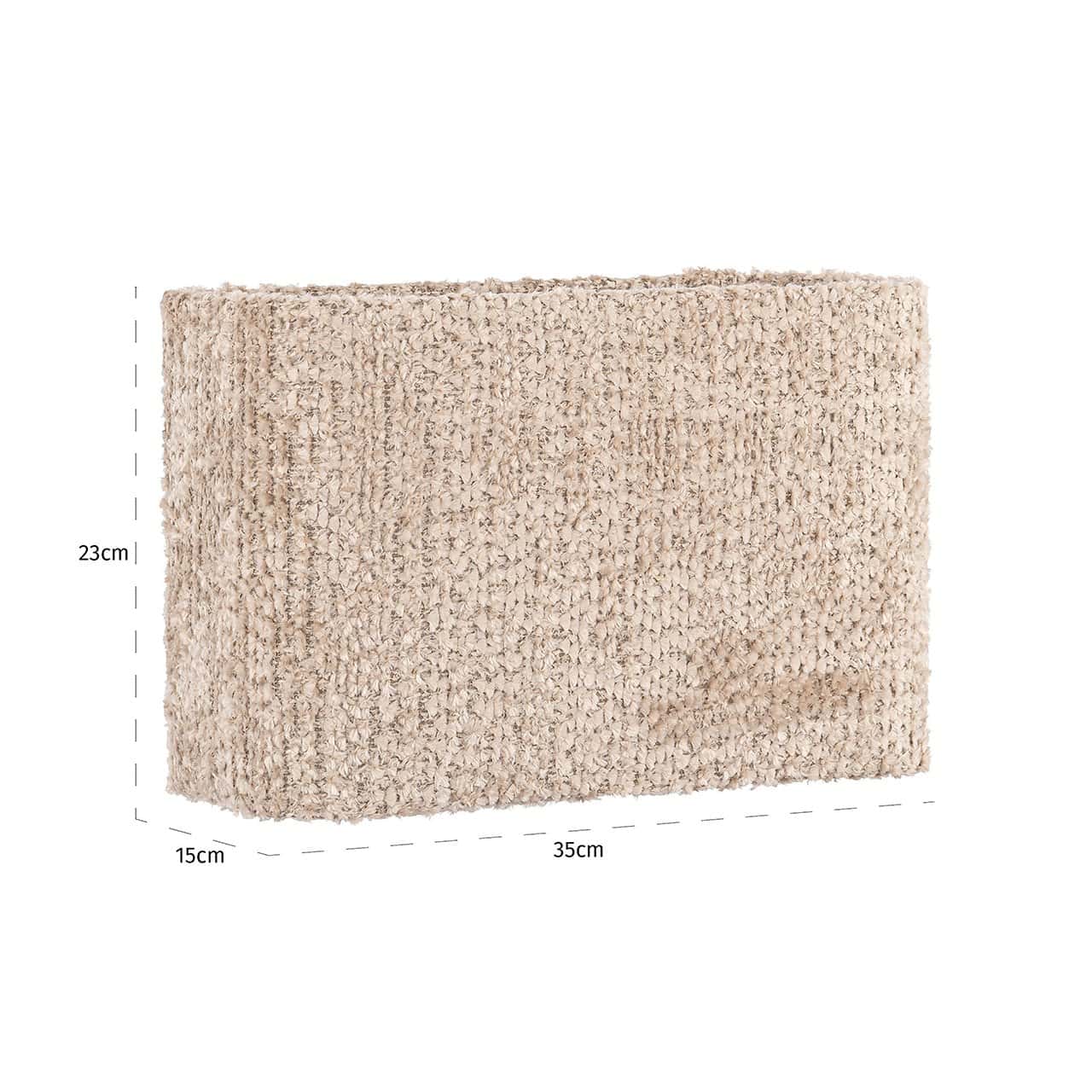 Richmond Interiors Lampenschirm Emily 35x23 cm | beige