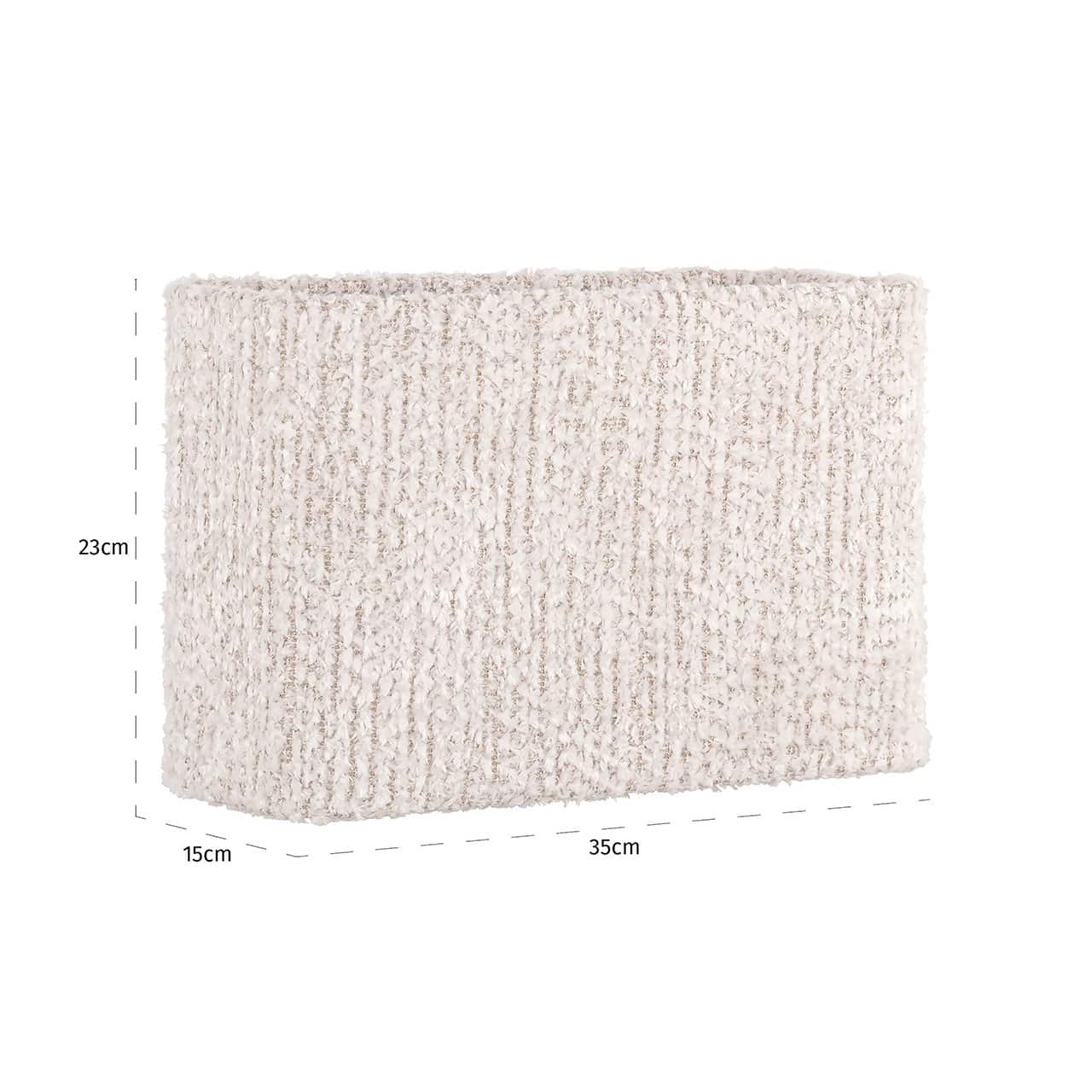 Richmond Interiors Lampenschirm Marly 35x23 cm | cream