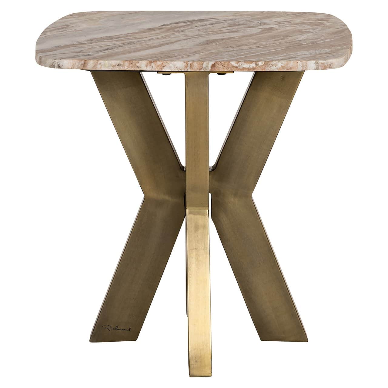 Richmond Interiors Marmor-Beistelltisch Bottega