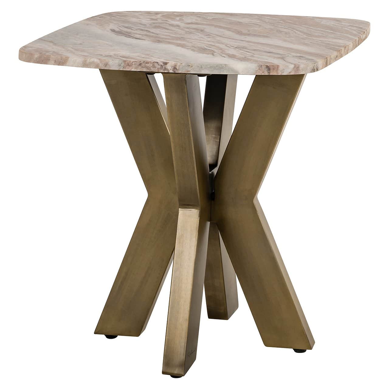 Richmond Interiors Marmor-Beistelltisch Bottega