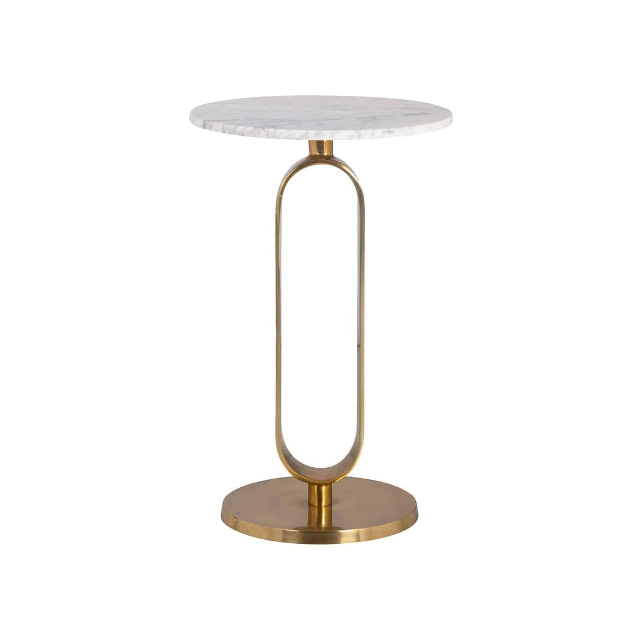 Richmond Interiors Marmor-Beistelltisch Celine