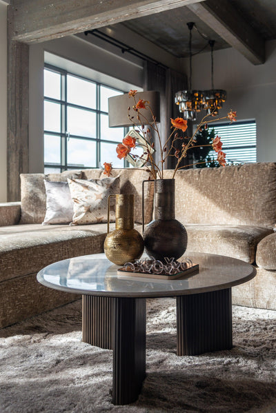 Richmond Interiors Marmor-Couchtisch Mayfield | ø 90 cm