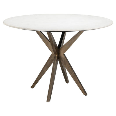 Richmond Interiors Marmor-Esstisch Maisy | ø 114 cm