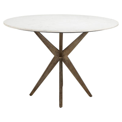 Richmond Interiors Marmor-Esstisch Maisy | ø 114 cm