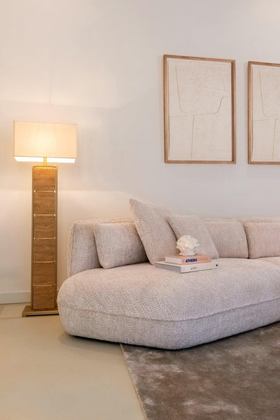 Richmond Interiors Marmor-Stehlampe Meyra