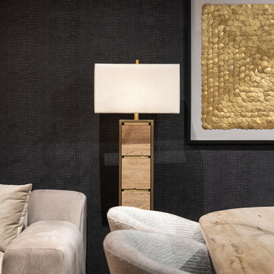 Richmond Interiors Marmor-Stehlampe Meyra