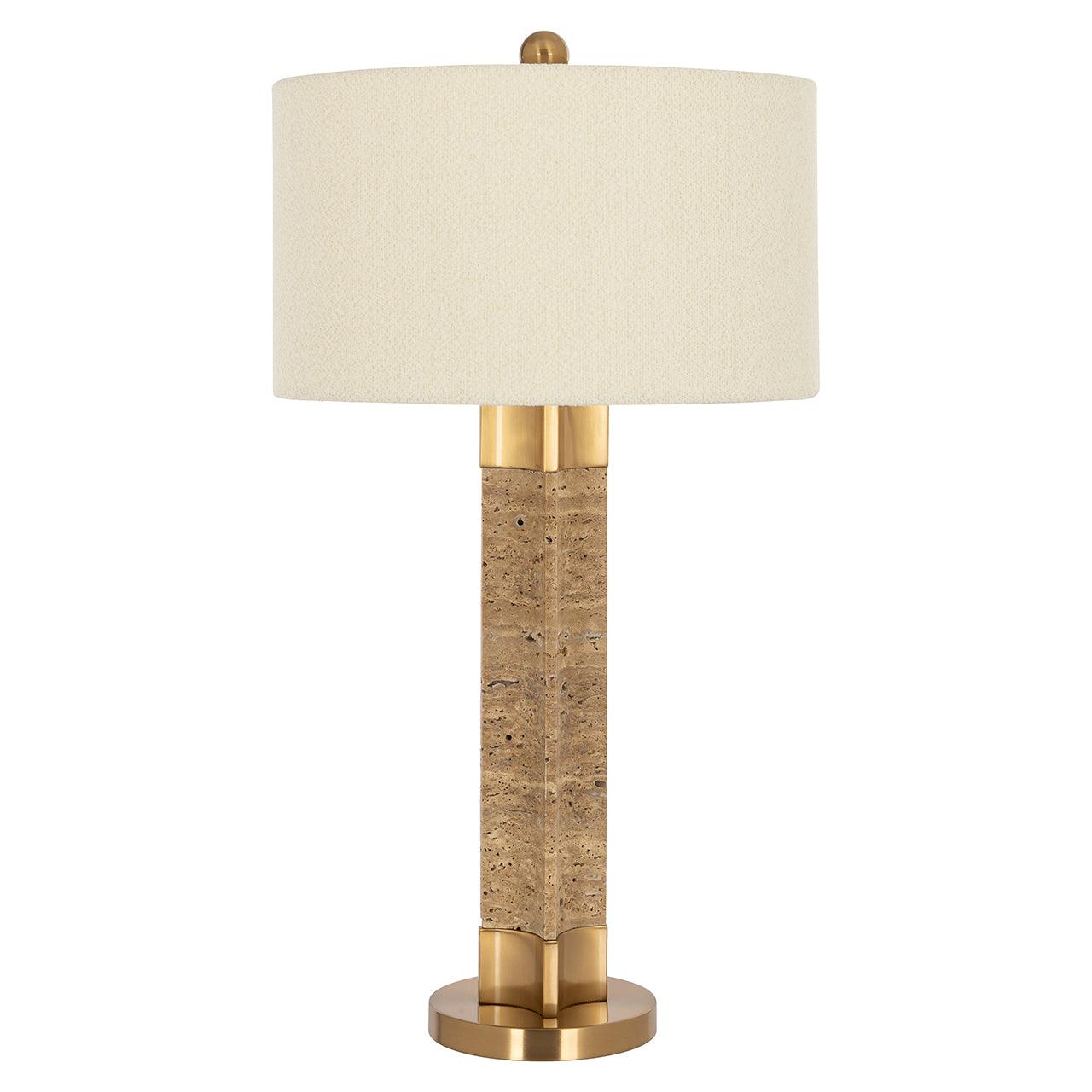 Richmond Interiors Marmor-Tischlampe Aaliyah