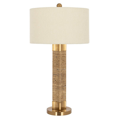 Richmond Interiors Marmor-Tischlampe Aaliyah