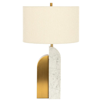 Richmond Interiors Marmor-Tischlampe Liliana