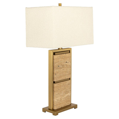 Richmond Interiors Marmor-Tischlampe Meyra