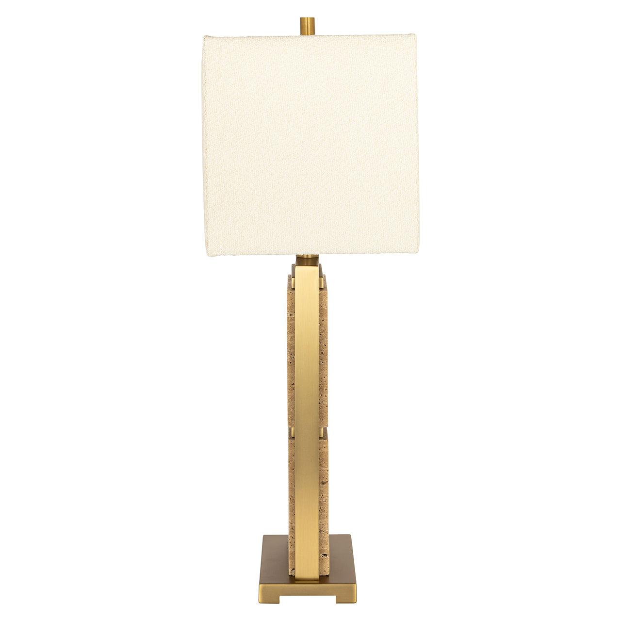 Richmond Interiors Marmor-Tischlampe Meyra
