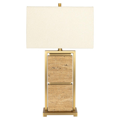 Richmond Interiors Marmor-Tischlampe Meyra