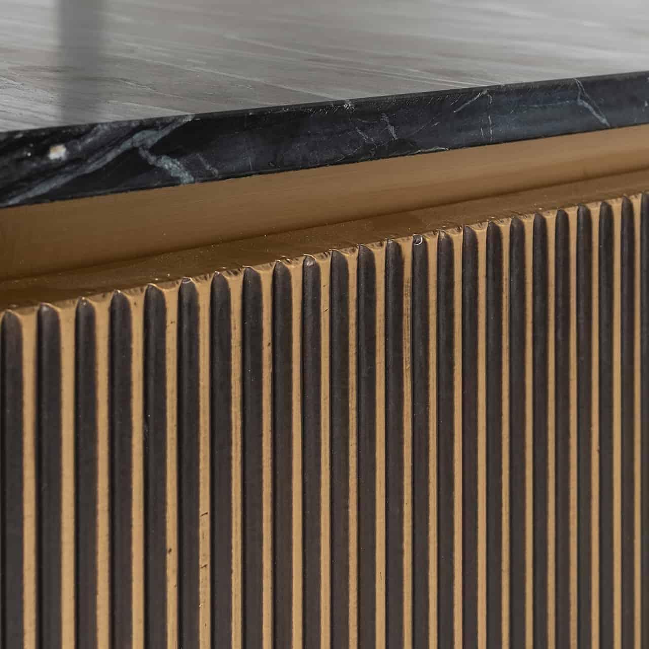 Richmond Interiors Marmor TV Lowboard Ironville | 2-türig