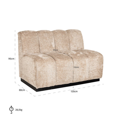 Richmond Interiors Modul-Esszimmerbank Hillpark | beige