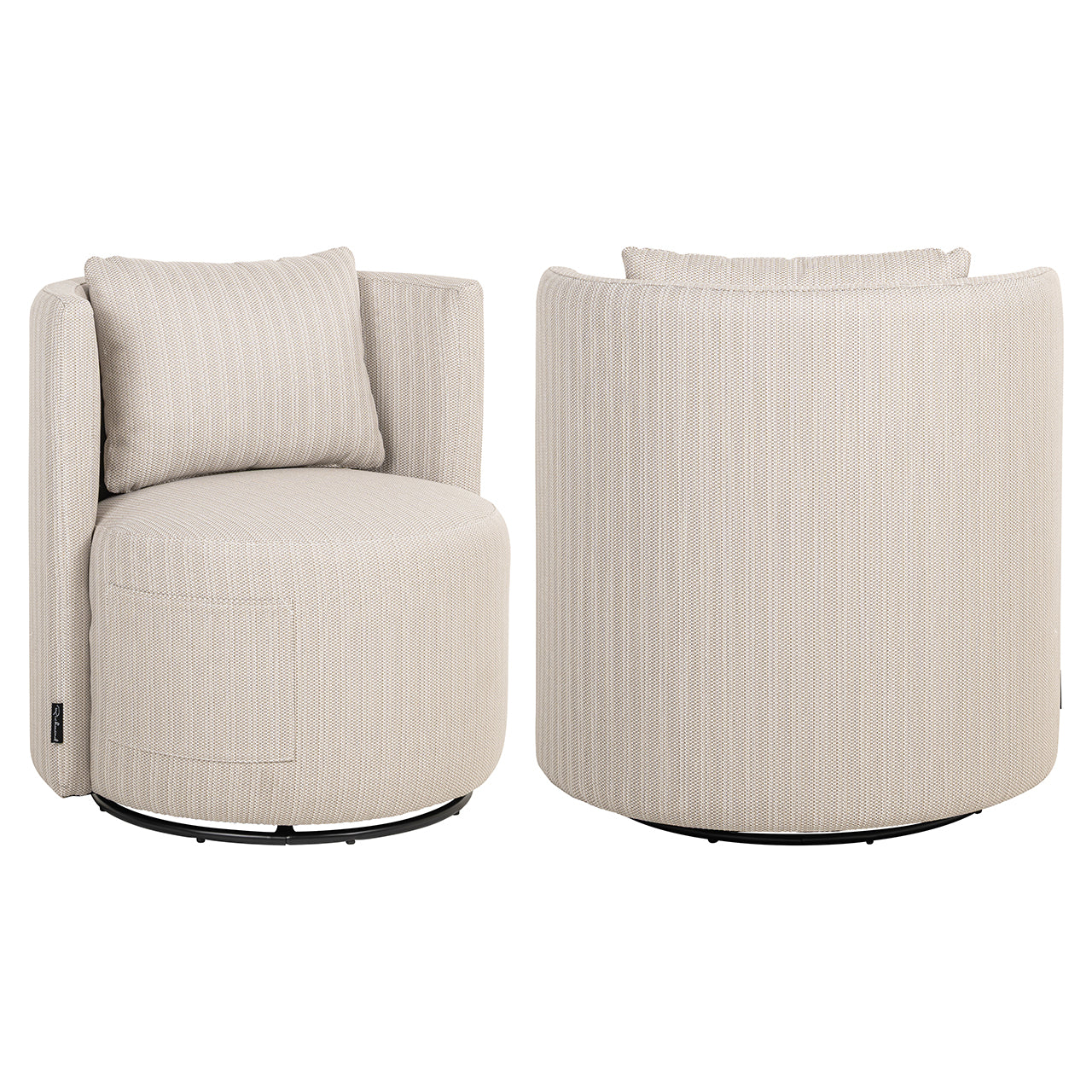 Richmond Interiors Outdoor Drehsessel Marlin | beige