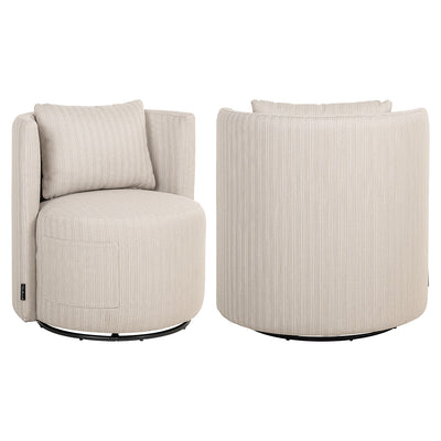 Richmond Interiors Outdoor Drehsessel Marlin | beige