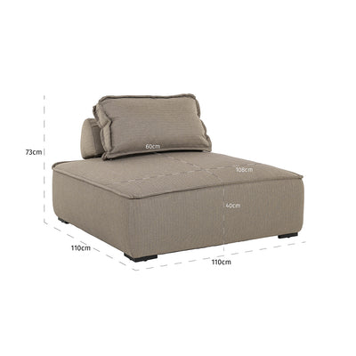 Richmond Interiors Outdoor Loungemodul Jondal | taupe