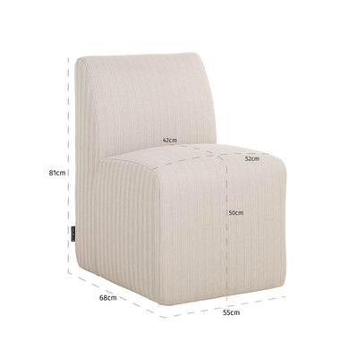 Richmond Interiors Outdoor Stuhl Riva | beige