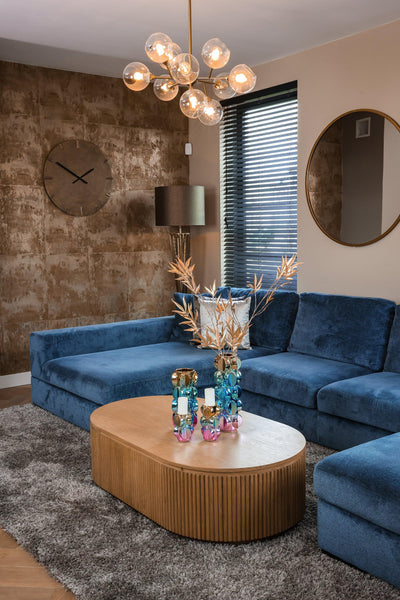 Richmond Interiors Ovaler Couchtisch Belfort | Natural oak