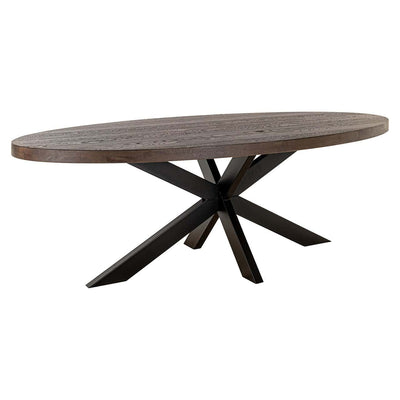 Richmond Interiors ovaler Esstisch Watson Braun | 235x110 cm