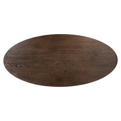 Richmond Interiors ovaler Esstisch Watson Braun | 235x110 cm