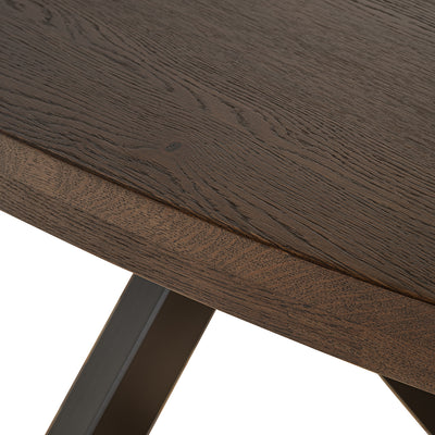 Richmond Interiors ovaler Esstisch Watson Braun | 300x120 cm