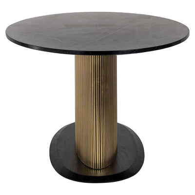 Richmond Interiors Ovaler Marmor-Esstisch Ironville | 235 cm