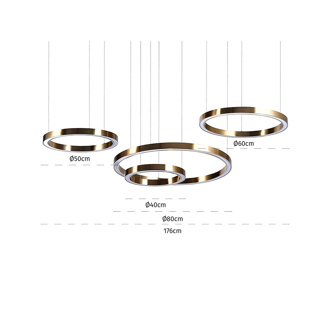 Richmond Interiors Pendelleuchte Hängelampe Lilou | Brushed Gold