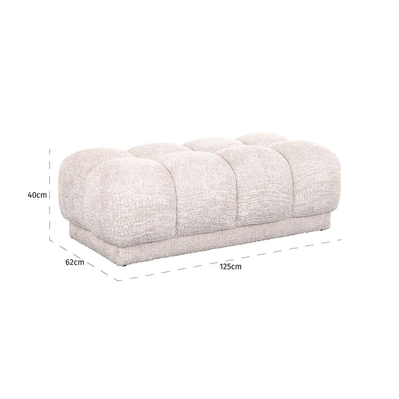 Richmond Interiors Polsterbank Noah | cream