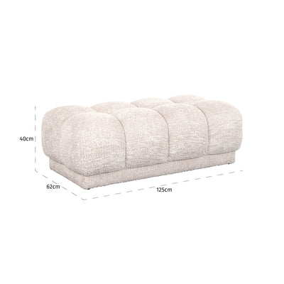 Richmond Interiors Polsterbank Noah | cream