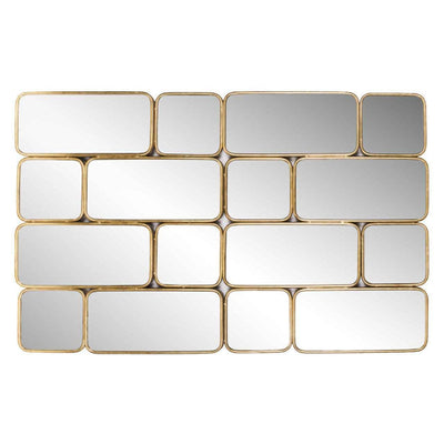 Richmond Interiors Rechteckiger Spiegel Birche | Gold