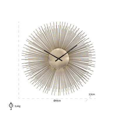 Richmond Interiors runde Wanduhr Chasin