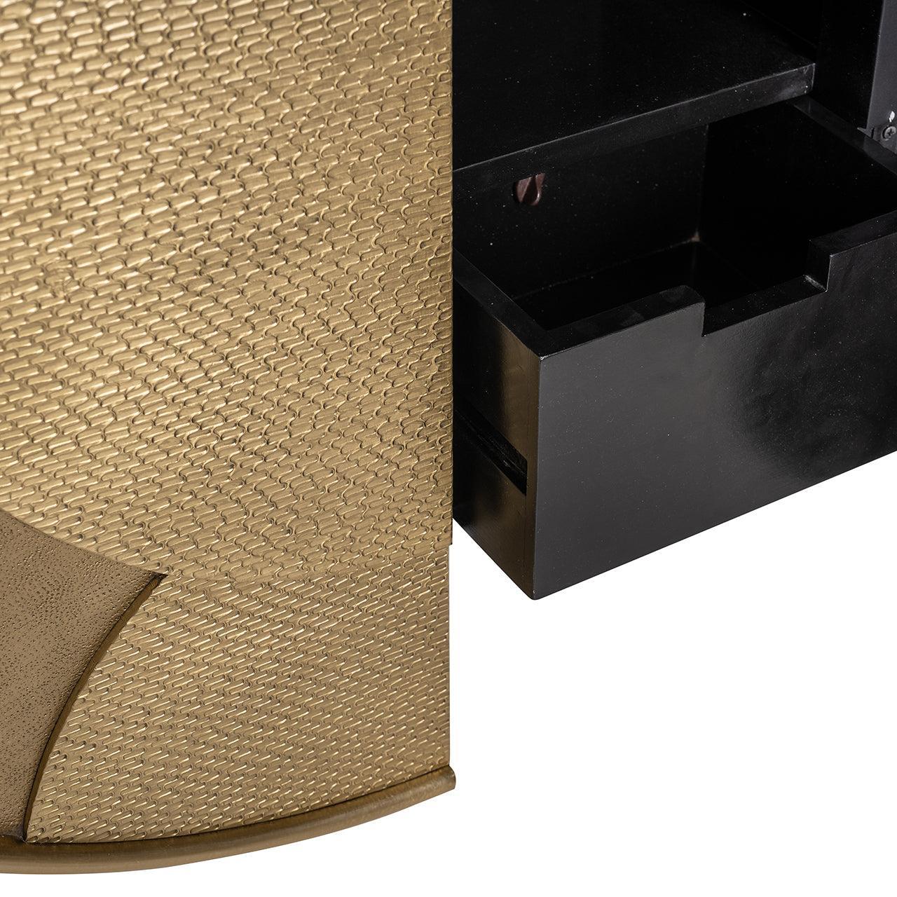 Richmond Interiors Runder Barschrank Hängeschrank Bowie | ø 90 cm