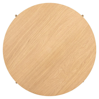 Richmond Interiors Runder Couchtisch Belfort ø 90 cm | Natural oak